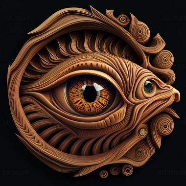 3D model Dragon eye fish (STL)